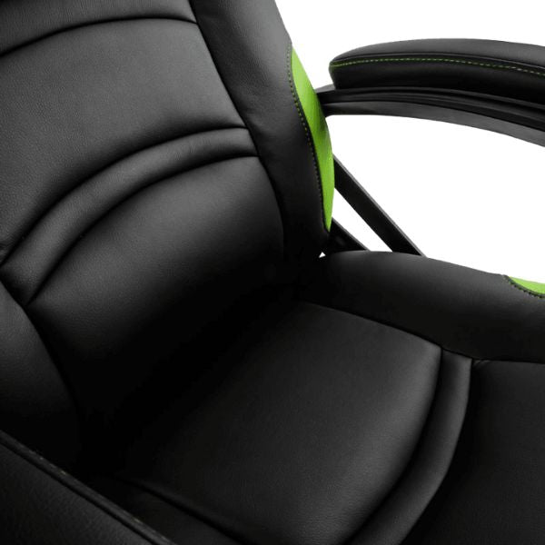 SILLA-GAMING-GAMEMAX-NEGRA-VERDE-asiento3