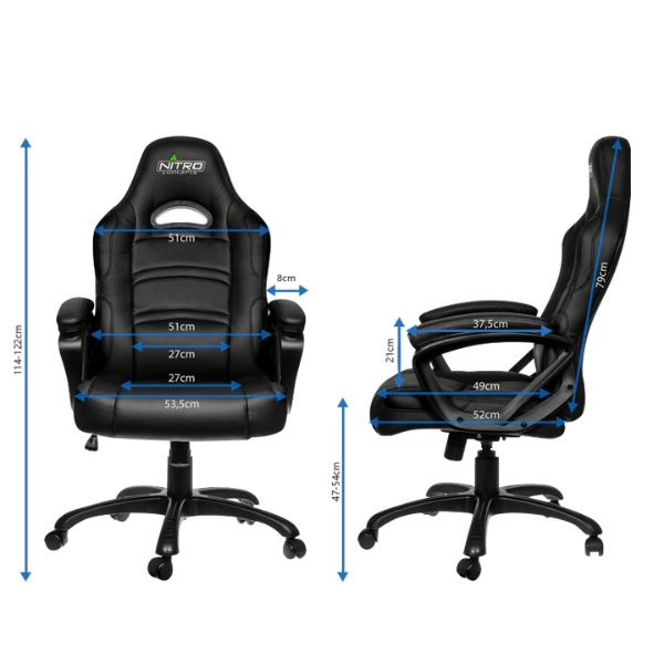 SILLA-GAMING-GAMEMAX-NEGRA-size