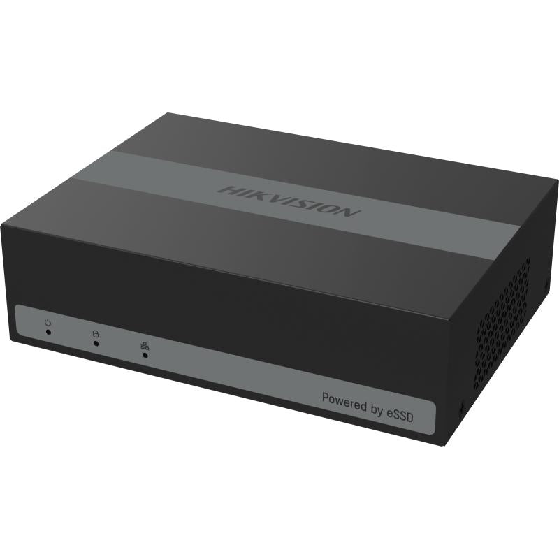 DVR Hikvision - 4 Canales TURBOHD + 1 Canal IP - Disco duro eSSD Incluido - H.265+ - AcuSense - DS-E04HGHI-B