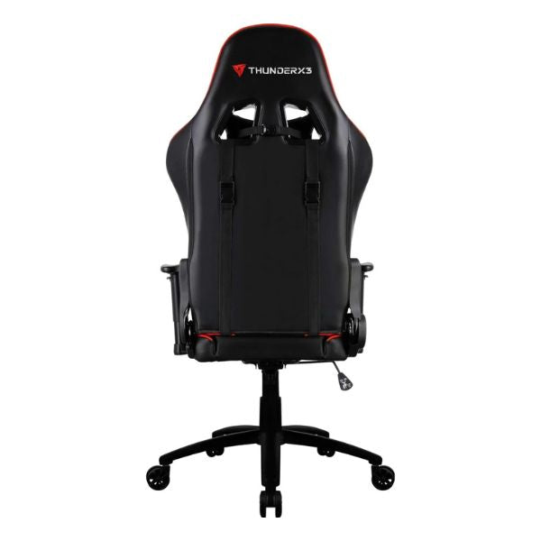 Silla Aerocool Gaming ThunderX3 TGC12 Ergonómica Reclinable con Soporte Lumbar y Cervical – NegroRojo