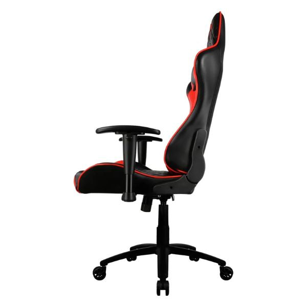 Silla Aerocool Gaming ThunderX3 TGC12 Ergonómica Reclinable con Soporte Lumbar y Cervical – NegroRojo