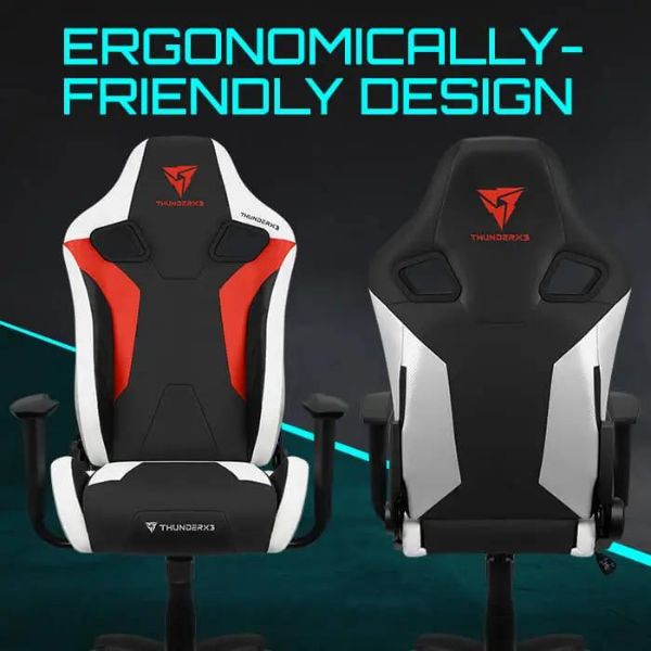 Silla-Gamer-THUNDER-X3-XC3-Color-rojo-blanco-y-negro-ejemplo