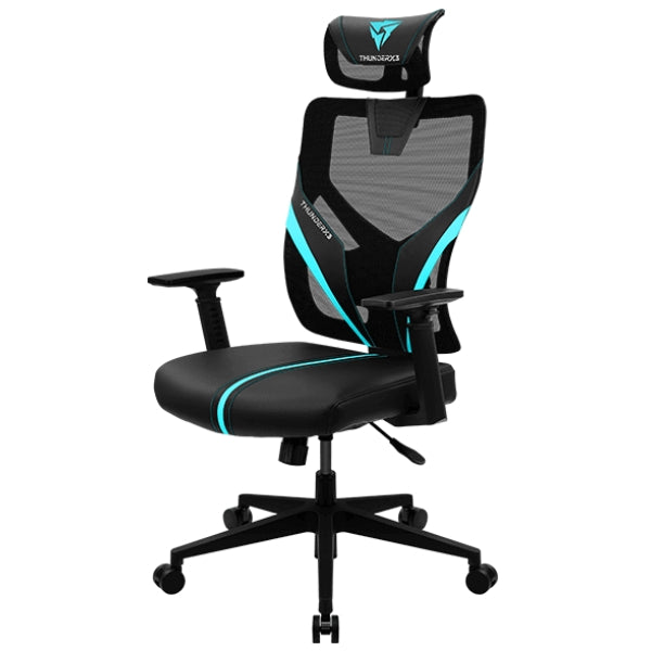 Silla - Gaming - AeroCool - YAMA1 - Ergonomica - Multibloqueo - Reposabrazos Ajustables - Malla y Cuero Sintético - NegroRojo