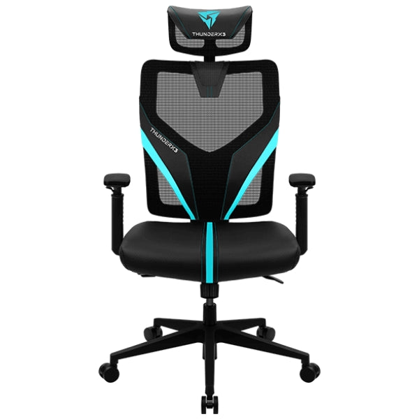 Silla - Gaming - AeroCool - YAMA1 - Ergonomica - Multibloqueo - Reposabrazos Ajustables - Malla y Cuero Sintético - NegroRojo