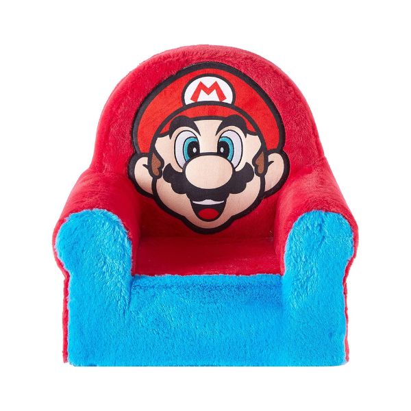 Silla-Idea-Nuova-Espuma-de-Felpa-figurativa-para-ninos-super-mario-front
