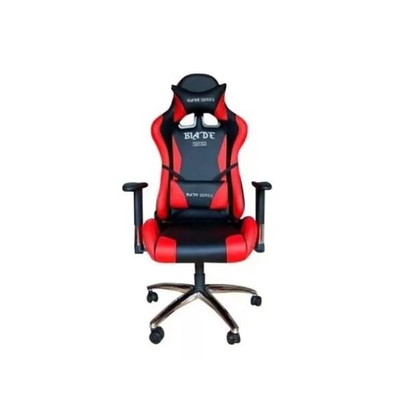 Sillas BLADE Gamer Ergonomica Reclinable con Brazos ajustable color Rojo