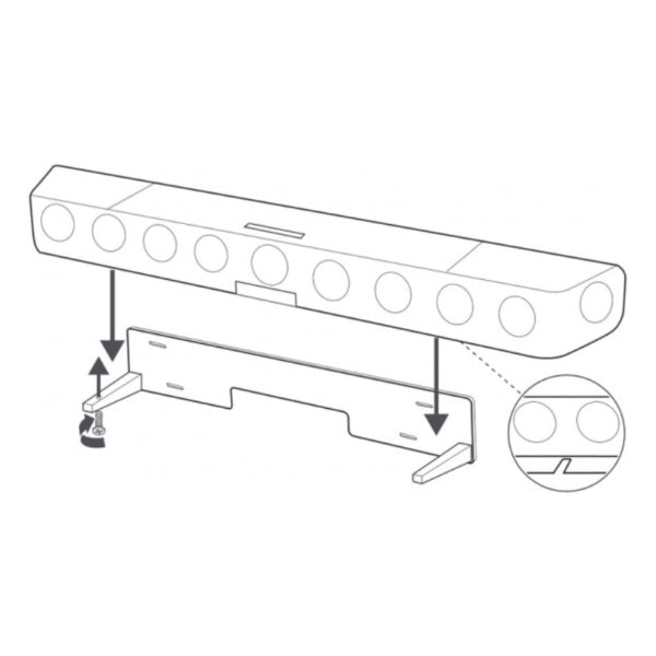 Soporte-Sennheiser-Wall-Speaker-Mount-for-AMBEO-Soundbar-Max-Black