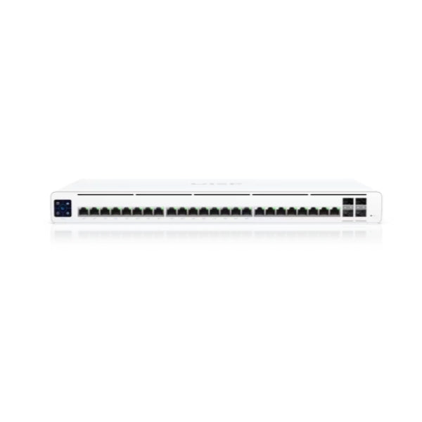 Switch-Ubiquiti-UISP-Professional-24-Puertos-GbE+4-SFP+10G-PoE-Pasivo-220W-LCM-NDAA