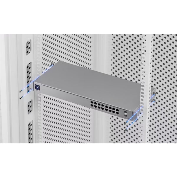 Switch-Ubiquiti-USW-16-POE-16-Puertos-Gigabit-8-PoE+2-SFP-Rack-1U-Gestión-Avanzada