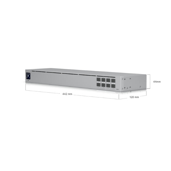 Switch-Ubiquiti-UniFi-Aggregation-8-Puertos-SFP+10Gbps-Layer-2-Gestionable-Rack-1U