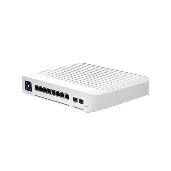 Switch-Ubiquiti-UniFi-Enterprise-8-Puertos-2,5G+2x10GSFP+-L3-PoE+120W-Compacto-NDAA