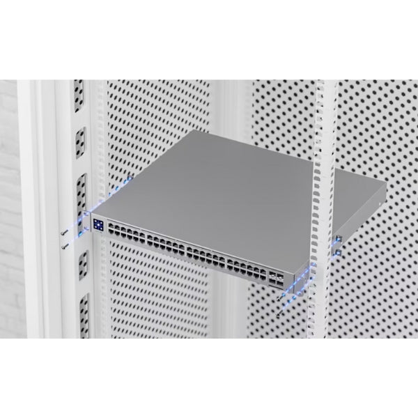 Switch-Ubiquiti-UniFi-USW-PRO-48-POE-48-Puertos-1G-(40 PoE+, 8 PoE++) + 4-SFP+10G-Layer-3-600W-PoE-Montaje-en-Rack