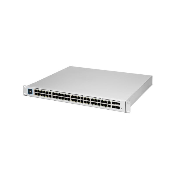 Switch-Ubiquiti-UniFi-USW-PRO-48-POE-48-Puertos-1G-(40 PoE+, 8 PoE++) + 4-SFP+10G-Layer-3-600W-PoE-Montaje-en-Rack