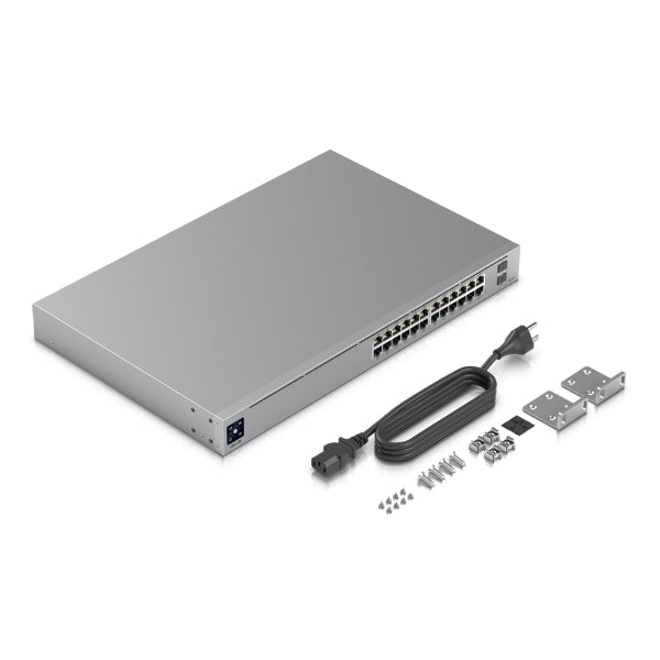Switch-Ubiquiti-UniFi-USW-Pro-24-POE-24-Puertos-Gigabit-PoE+PoE++450W-PoE-Conmutador-Gestionado-Layer-3
