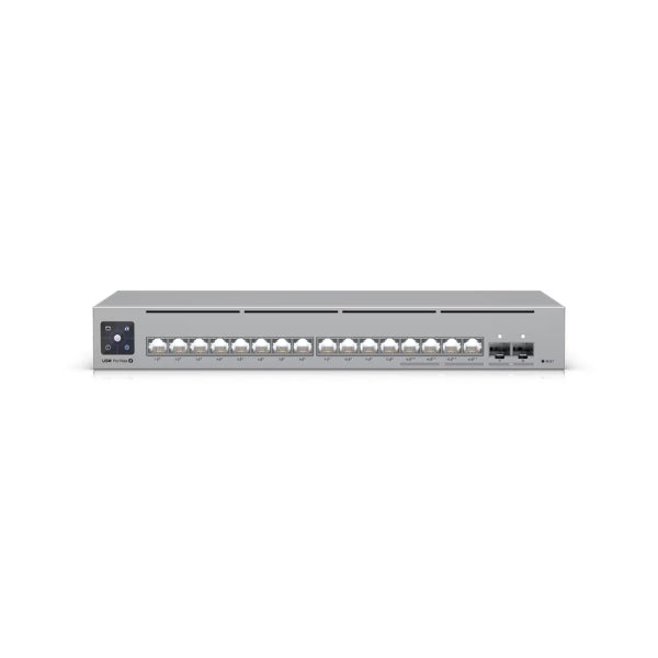 Switch-de-Red-Ubiquiti-16-puertos-Layer-3-con-4-puertos-2,5Gb-POE++,-12-puertos-Gb-POE+-y-2-puertos-SFP+-Etherlighting-180w-POE-Bbt