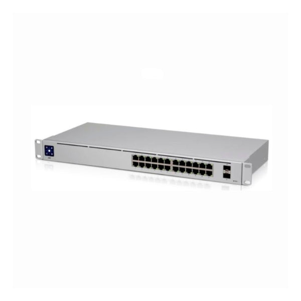 Switch-de-Red-Ubiquiti-Gigabit-USW-24-con-características-Layer-2-y-2-puertos-SFP-Gigabit,-pantalla-táctil-color-1,3