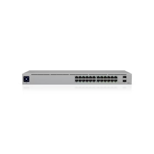 Switch-de-Red-Ubiquiti-Gigabit-USW-24-con-características-Layer-2-y-2-puertos-SFP-Gigabit,-pantalla-táctil-color-1,3
