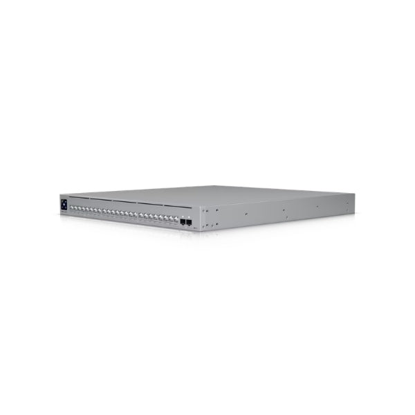 Switch-de-Red-Ubiquiti-Profesional,-24-puertos-Layer-3-Etherlighting™-PoE+++-con-(16)-10-GbE,-(8)-2,5-GbE,-y-(2)-25G-SFP28-puertos