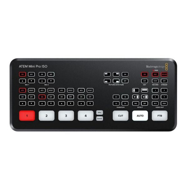 Switcher Blackmagic Design ATEM Mini Pro ISO HDMI para Streaming en Vivo – SWATEMMINIBPRIS