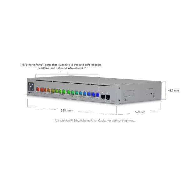 Switching-Ubiquiti-Switch-Pro-Max-16-PoE-2,5G1G-Gestionado