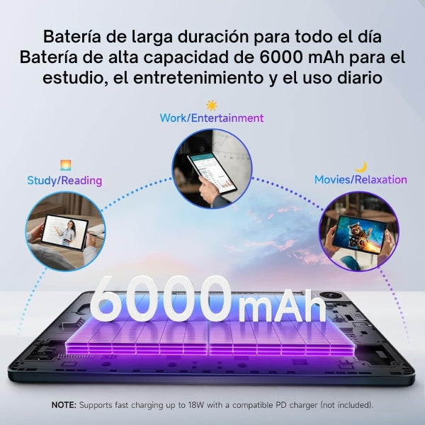 Tablet TCL TAB 10 Gen 4 10.1 FHD IPS - Octa-Core - 12GB RAM - 128GB - Android 15