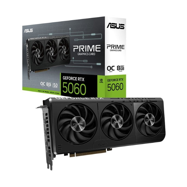 Tarjeta-Gráfica-ASUS-NVIDIA-GeForce-RTX-5060-Prime-Overclocked-Triple-Fan-8GB-GDDR7-PCIe-5,0