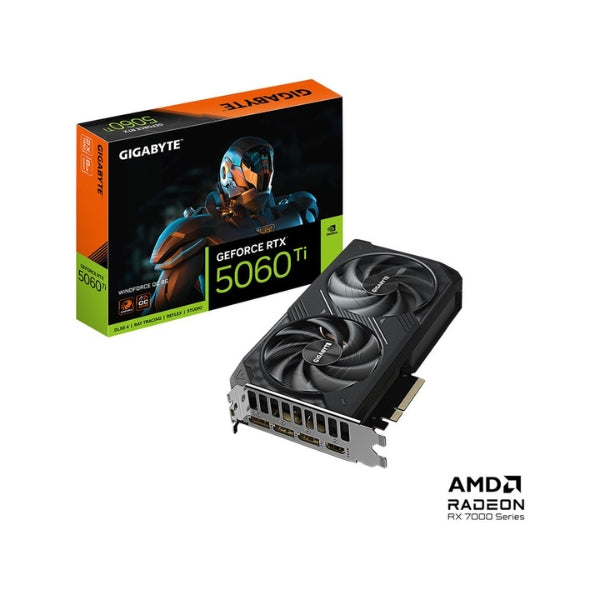 Tarjeta-Gráfica-Gigabyte-NVIDIA-GeForce-RTX-5060-Ti-WINDFORCE-Overclocked-Dual-Fan-8GB-GDDR7-PCIe-5,0