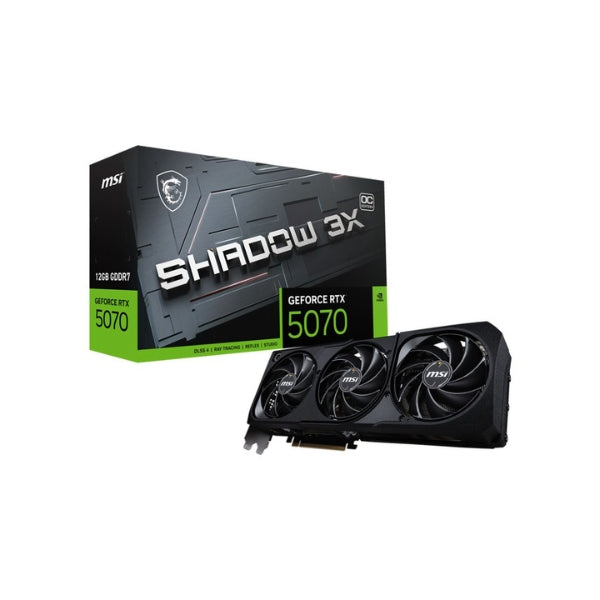 Tarjeta-Gráfica-MSI-NVIDIA-GeForce-RTX-5070-SHADOW-3X-Overclocked-Triple-Fan-12GB-GDDR7-PCIe-5,0