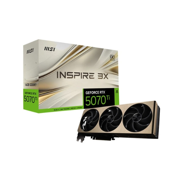 Tarjeta-Gráfica-MSI-NVIDIA-GeForce-RTX-5070-Ti-INSPIRE-3X-Overclocked-Triple-Fan-16GB-GDDR7-PCIe-5,0