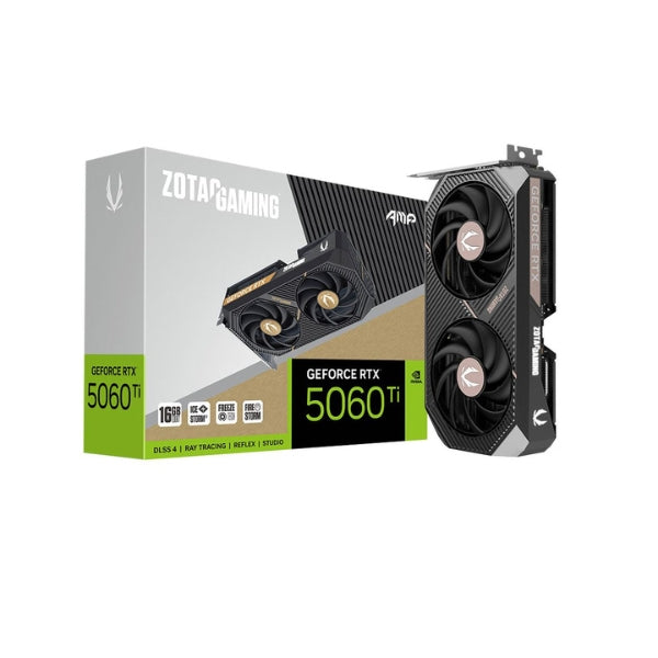 Tarjeta-Gráfica-Zotac-NVIDIA-GeForce-RTX-5060-Ti-AMP-Overclocked-Dual-Fan-16GB-GDDR7-PCIe-5,0