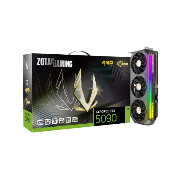 Tarjeta-Gráfica-Zotac-NVIDIA-GeForce-RTX-5090-AMP-Extreme-Infinity-Overclocked-Triple-Fan-32GB-GDDR7-PCIe-5,0