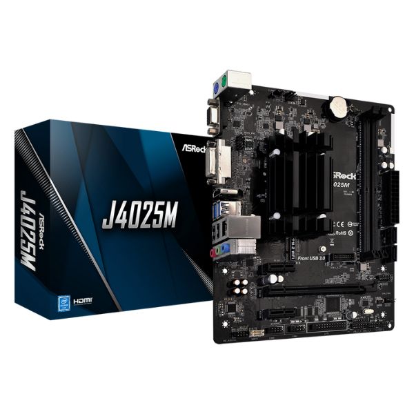 Tarjeta-Madre-ASROCK-J4025M-Procesador-integrado-Intel-Dual-Core-J4025-Micro-ATXDDR4-21332400-Long-DIMM-box