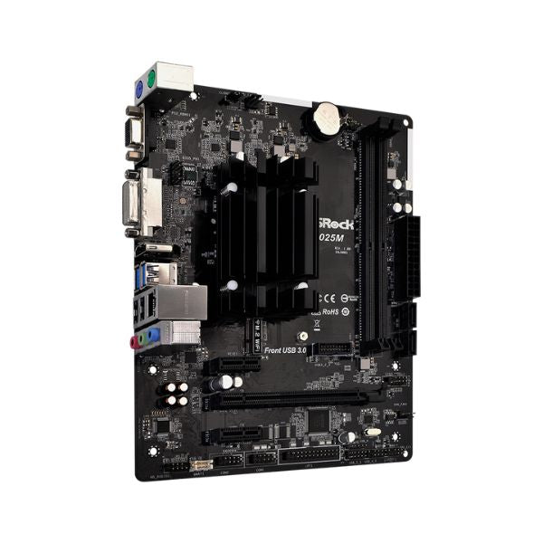Tarjeta-Madre-ASROCK-J4025M-Procesador-integrado-Intel-Dual-Core-J4025-Micro-ATXDDR4-21332400-Long-DIMM-diagonal
