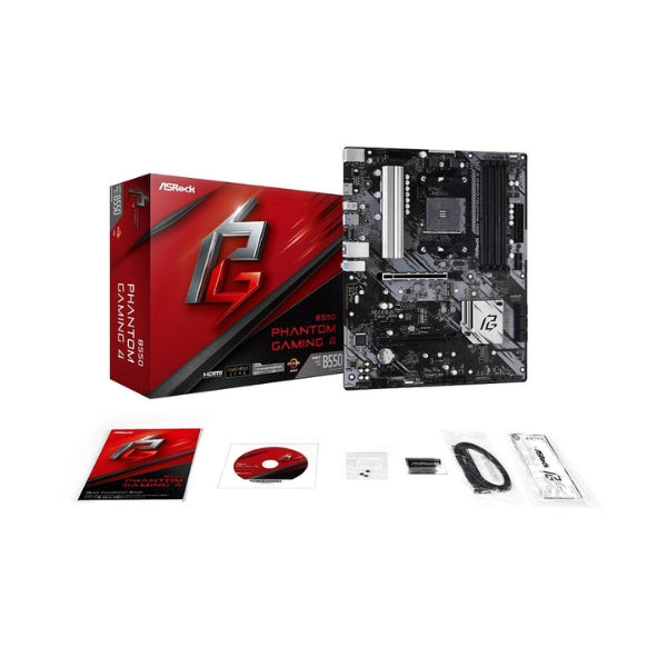 Tarjeta-Madre-ASRock-B550-Phantom-Gaming-4-AMD-B550-AMD-AM4-DDR4-ATX