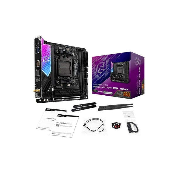 Tarjeta-Madre-ASRock-B850I-Lightning-WiFi-AMD-AM5-Mini-ITX-DDR5