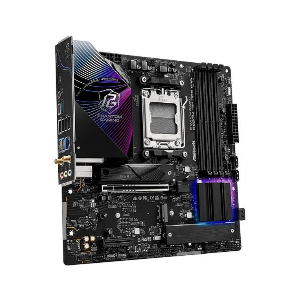 Tarjeta-Madre-ASRock-B850M-Riptide-WiFi-AMD-B850-AMD-AM5-DDR5-Micro-ATX