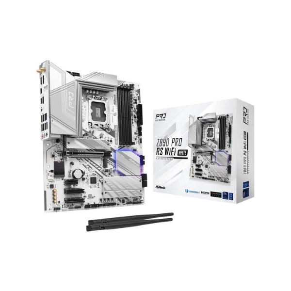Tarjeta-Madre-ASRock-Z890-PRO-RS-WiFi-White-Intel-LGA-1851-ATX