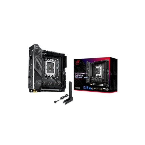 Tarjeta-Madre-ASUS-B860-I-ROG-Strix-Gaming-WiFi-Intel-B860-LGA1851-DDR5-Mini-ITX