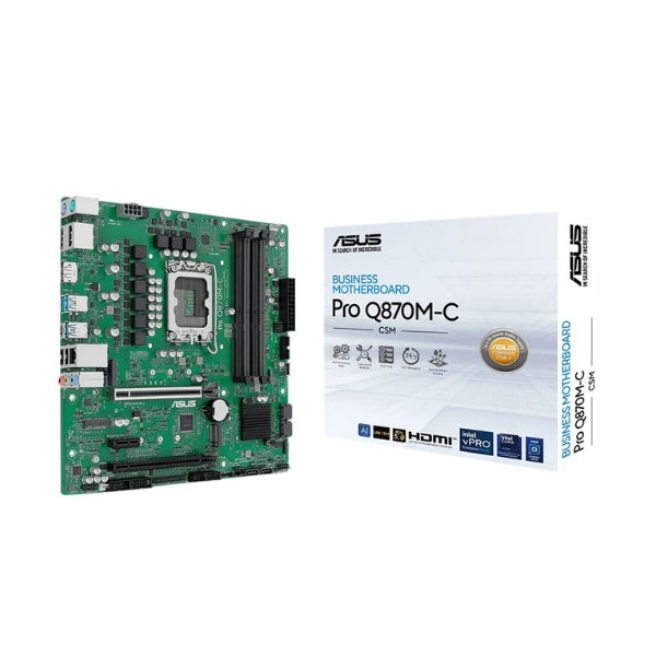 Tarjeta-Madre-ASUS-Pro-Q870M-C-CSM-Q870-Socket-LGA1851-DDR5-Micro-ATX