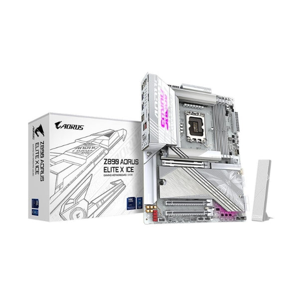 Tarjeta-Madre-GIGABYTE-Z890-AORUS-ELITE-X-ICE-Socket-LGA-1851-DDR5-ATX