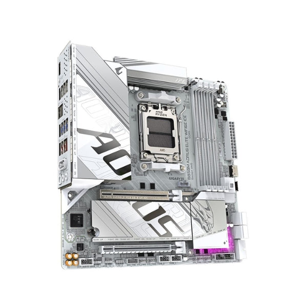 Tarjeta-Madre-Gigabyte-B850M-AORUS-Elite-WiFi6E-Ice-AMD-AM5-microATX