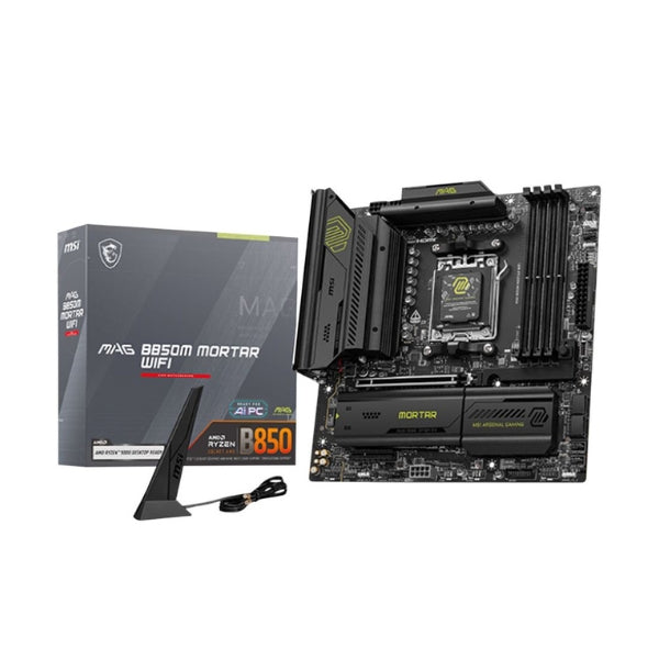 Tarjeta-Madre-MSI-B850M-MAG-MORTAR-WIFI-Socket-AMD-AM5-DDR5-Micro-ATX