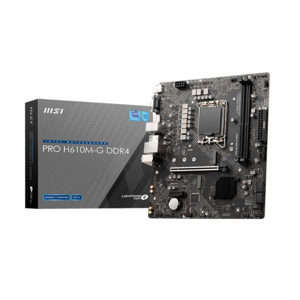 Tarjeta-Madre-MSI-PRO-H610M-G-DDR4-DDR4-Placa-MATX_-Intel-Core-de-12_-generacion_-enchufe-LGA-1700_-DDR4-PCIe-4-LAN-2.5G-box