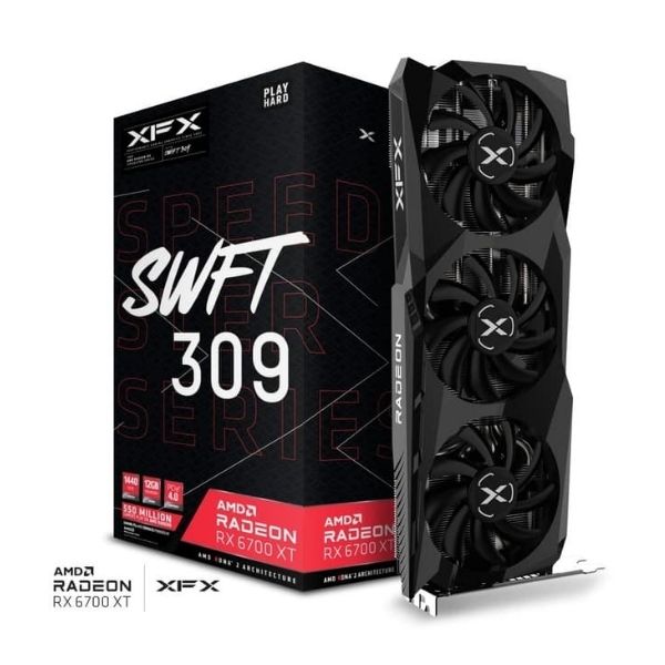 Tarjeta-de-video-XFX-Speedster-SWFT309-AMD-Radeon-RX-6700-10GBGDDR6-PCI-Express-4.0-Gaming-Graphics-Card-box