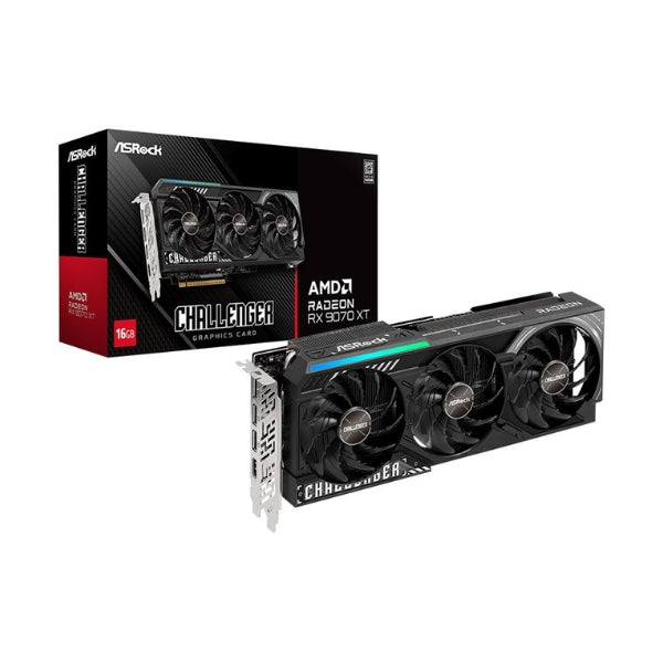 Tarjeta-gráfica-ASRock-AMD-Radeon-RX-9070-XT-Challenger-Triple-Fan-16GB-GDDR6