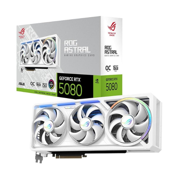 Tarjeta-gráfica-ASUS-NVIDIA-GeForce-RTX-5080-ROG-Astral-White-OC-Triple-Fan-16GB-GDDR7