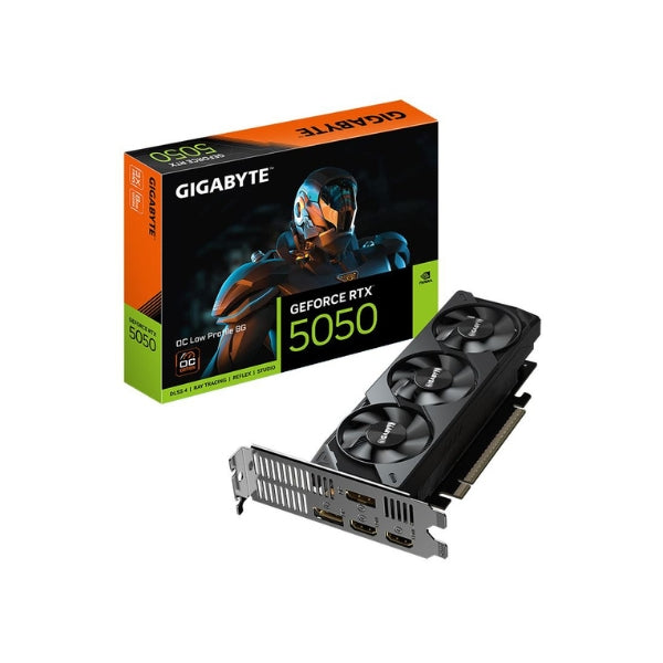 Tarjeta-gráfica-GIGABYTE-NVIDIA-GeForce-RTX-5050-Low-Profile-OC-Dual-Fan-8GB-GDDR6
