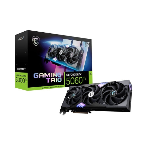 Tarjeta-gráfica-MSI-NVIDIA-GeForce-RTX-5060-Ti-Gaming-Trio-Overclocked-Triple-Fan-8GB-GDDR7-PCIe-5,0