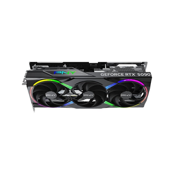 Tarjeta-gráfica-PNY-NVIDIA-GeForce-RTX-5090-ARGB-Epic-X-Overclocked-Triple-Fan-32GB-GDDR7-PCIe-5,0