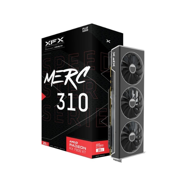Tarjeta-gráfica-XFX-AMD-Radeon-RX-7900-XT-SPEEDSTER-MERC310-Triple-Fan-20GB-GDDR6-PCIe-4,0